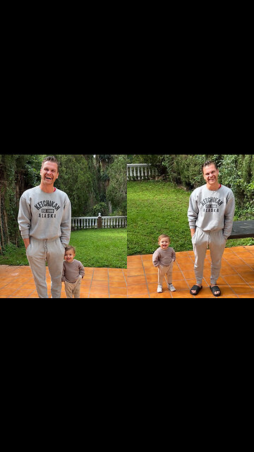 Little Girl Shows How Much She Wants To Be Like Her Dad