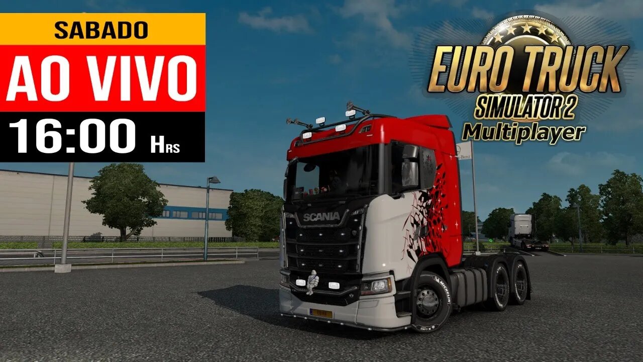 AO VIVO - Euro Truck Simulator 2 - Multiplayer - Trukers mp.