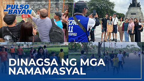 Luneta park at Manila Zoo, dagsa ng mga sinusulit ang long Christmas Weekend