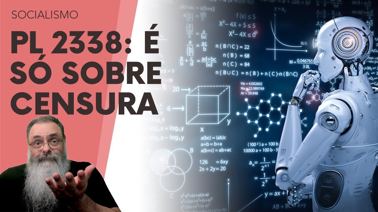 SENADO quer APROVAR REGULAMENTO da INTELIGÊNCIA ARTIFICIAL que IMPÕE CENSURA na INTERNET e NADA MAIS