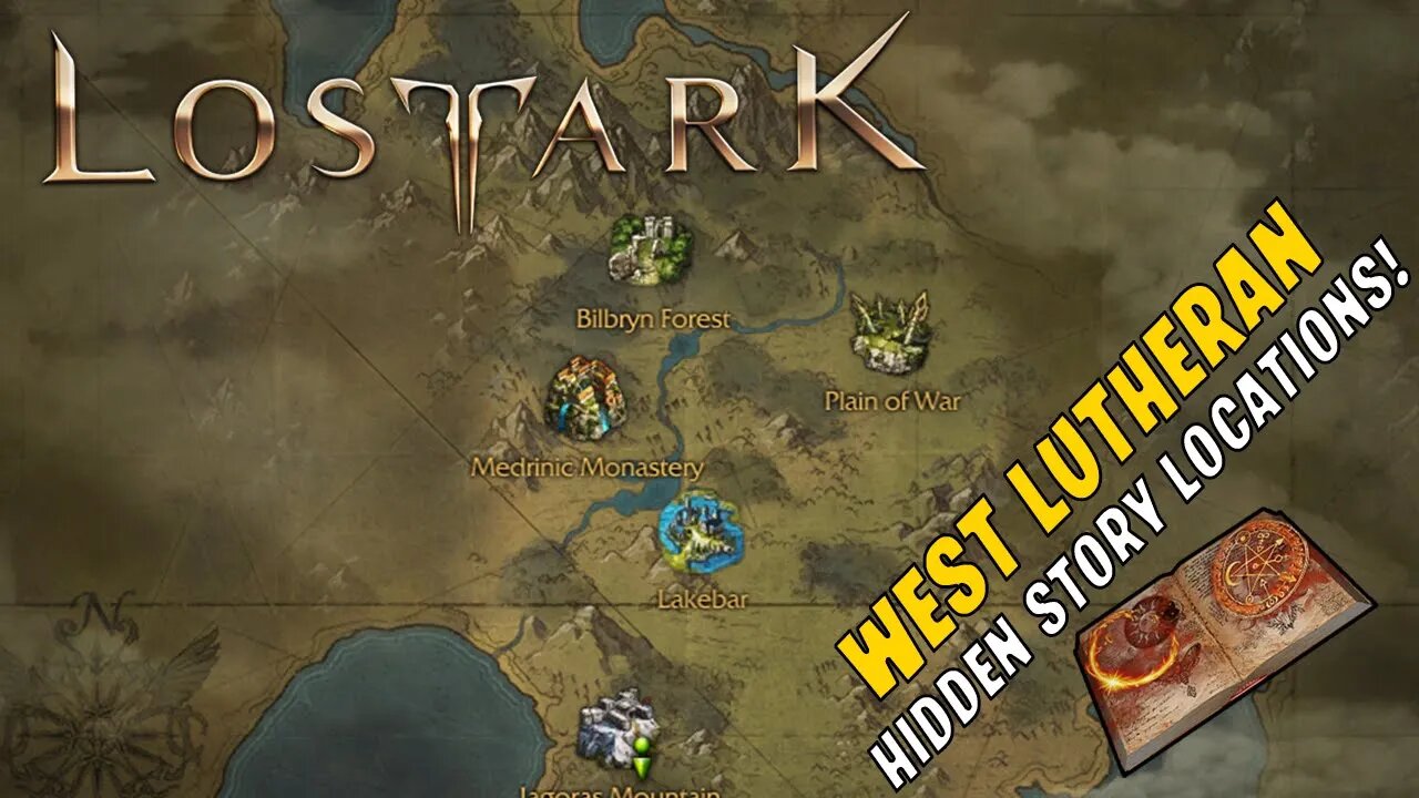 WEST LUTERRA HIDDEN STORY LOCATIONS - LOST ARK - ADVENTURE BOOK