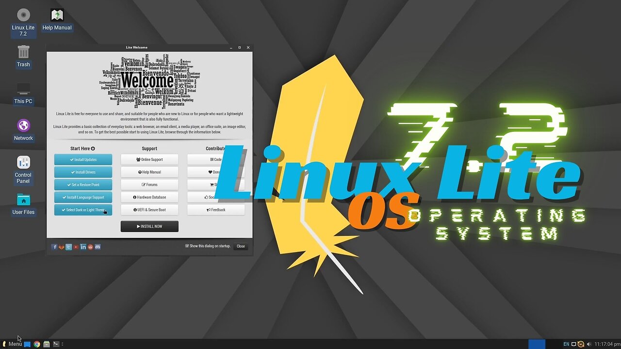 OS - Linux Lite 72