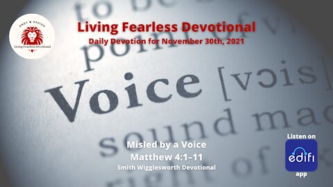Misled by a Voice - Matthew 4:1–11