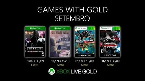 games with gold setembro 2019