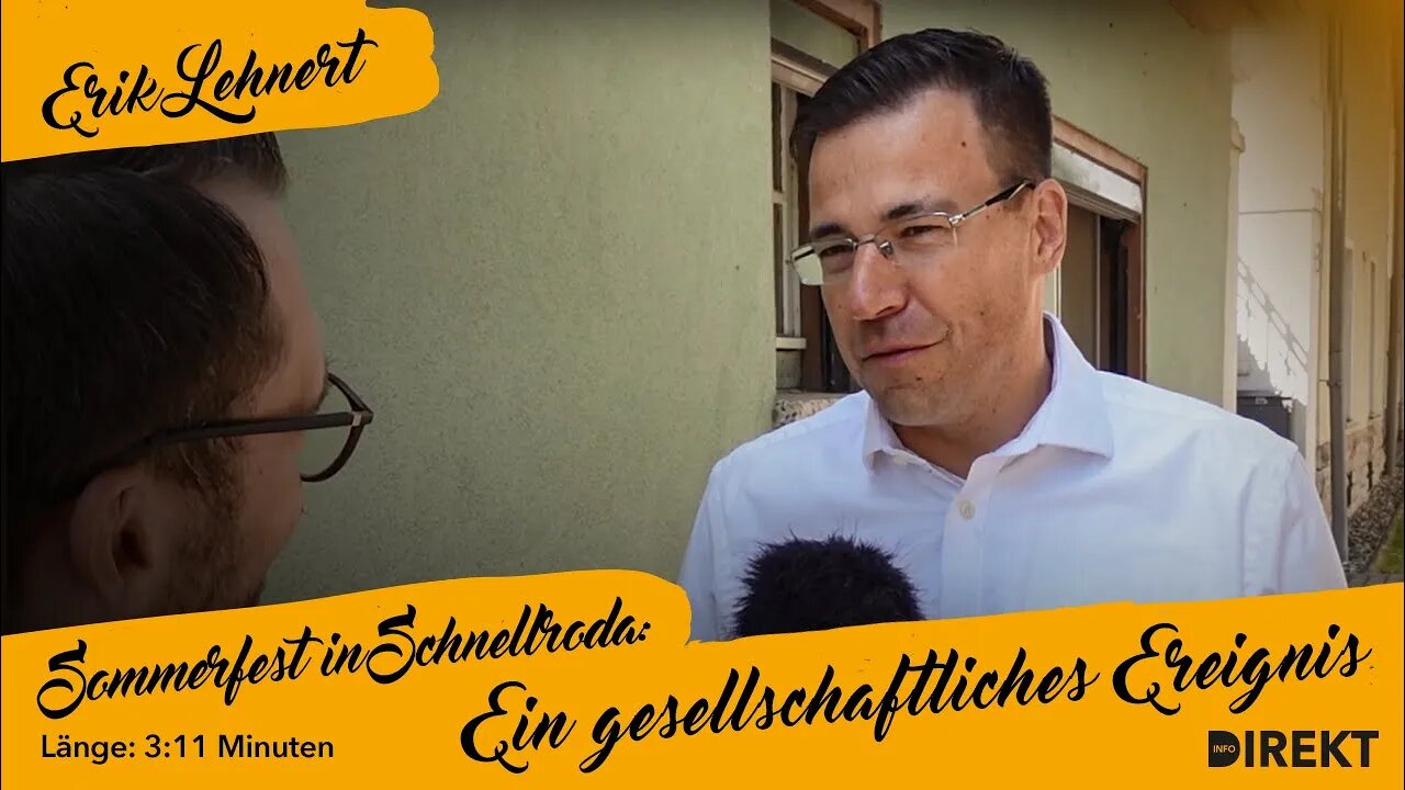 Das Sommerfest in Schnellroda als gesellschaftliches Ereignis - Interview mit Erik Lehnert (IfS)