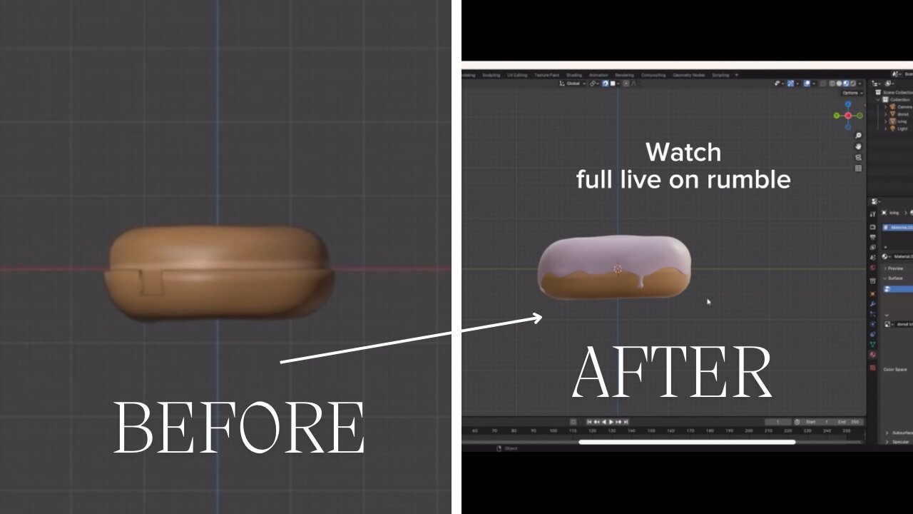 3D modeling a donut but as a beginner!