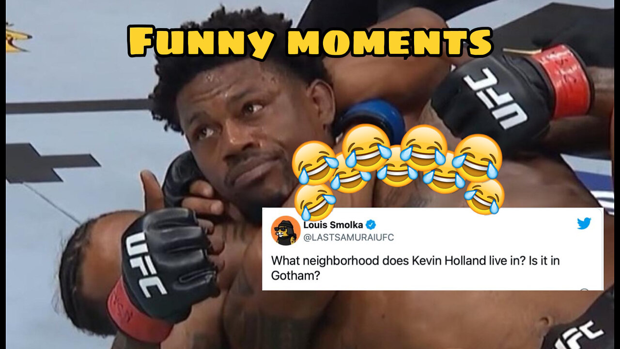 Awkward and funny moments in MMA UFC😂