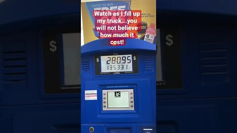 Over 300.00 to fill my truck!
