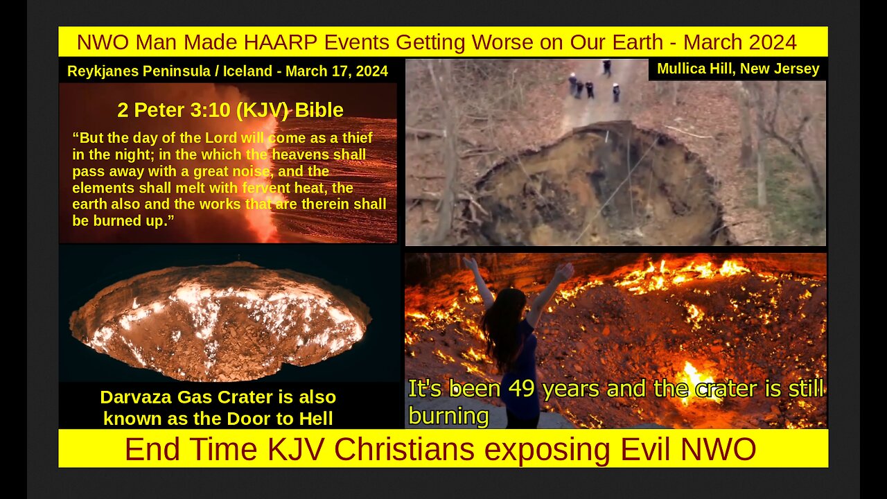 NWO Man Made HAARP Events Getting Worse on Our Earth - March 2024