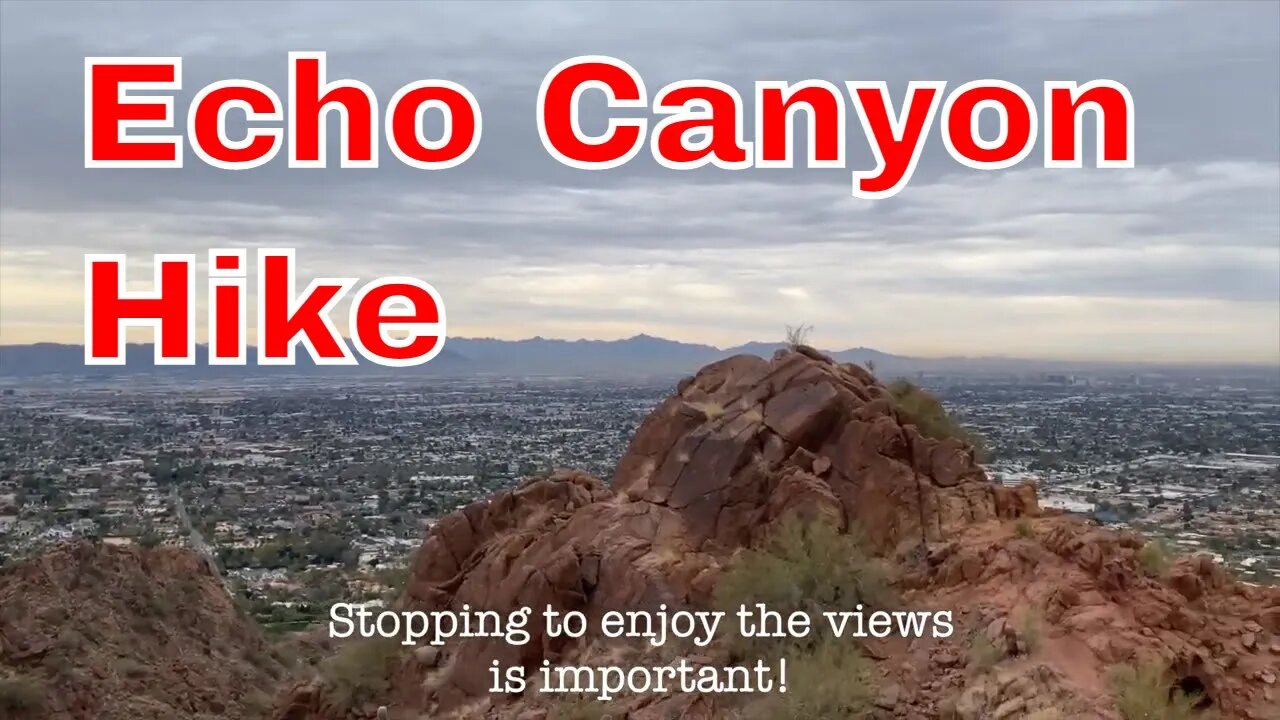 Camelback Mountain echo canyon day hike phoenix az