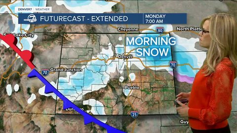 Chilly and breezy tonight, more snow Sunday PM