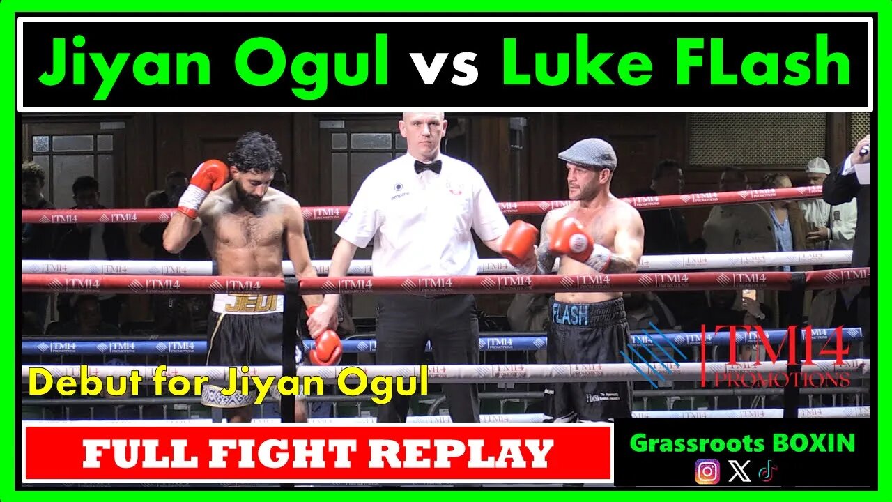 Jiyan Ogul vs Luke FLash (Debut for Ogul) FULL FIGHT - TM14/Mo Prior Promotions - York Hall