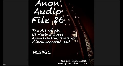 SGAnon Nov. - Nothing Can Stop What Is Coming.