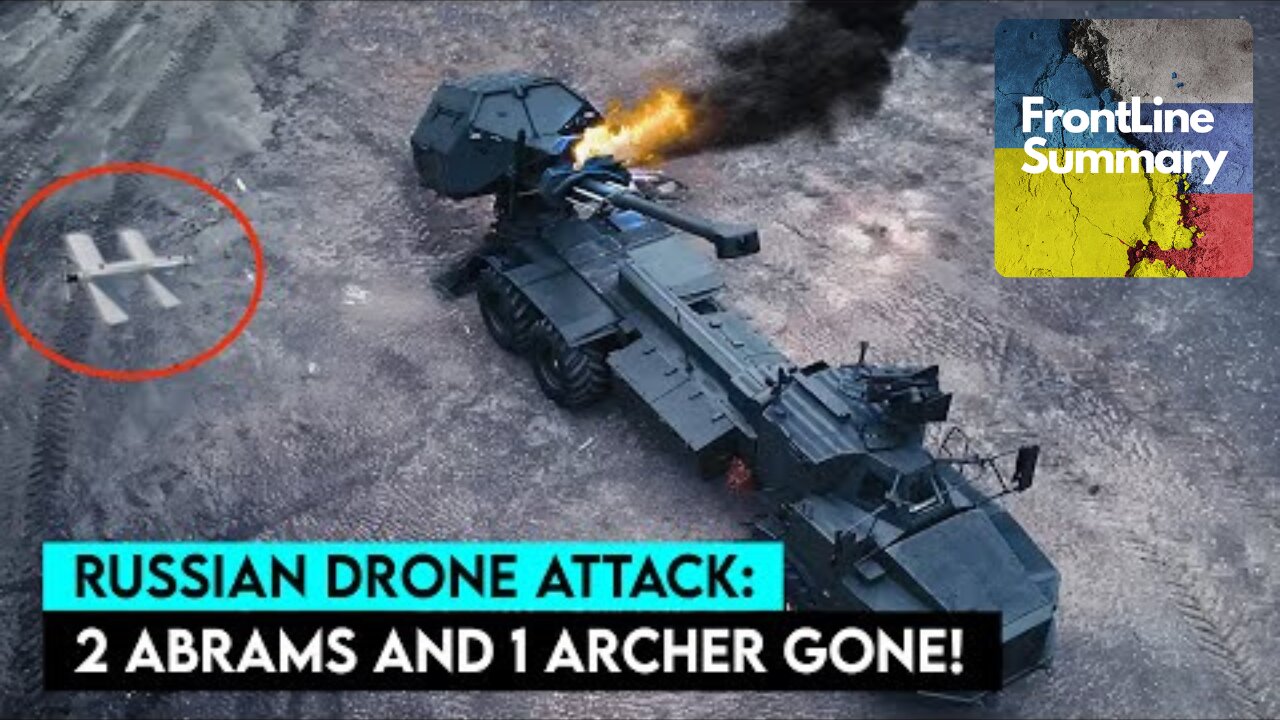 How did the Russian Lancet Destroy 1 Archer and 2 Abrams Tanks?