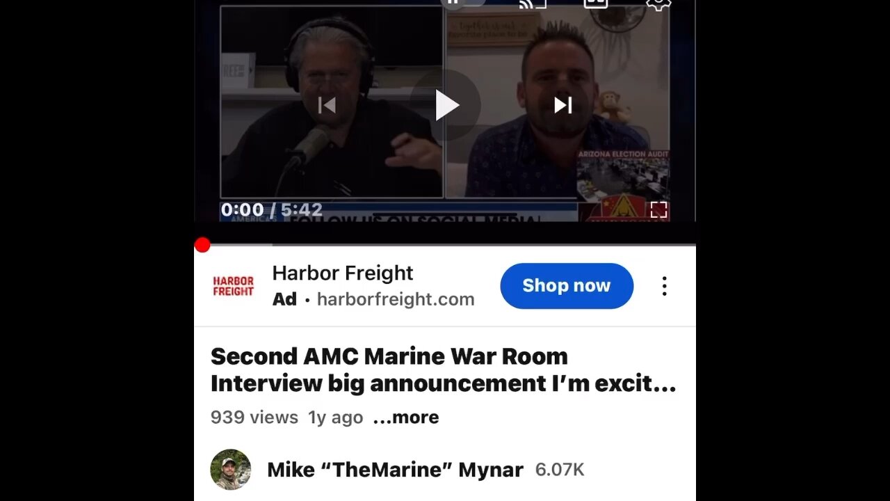 Mike the marine Mynar second interview on warroom