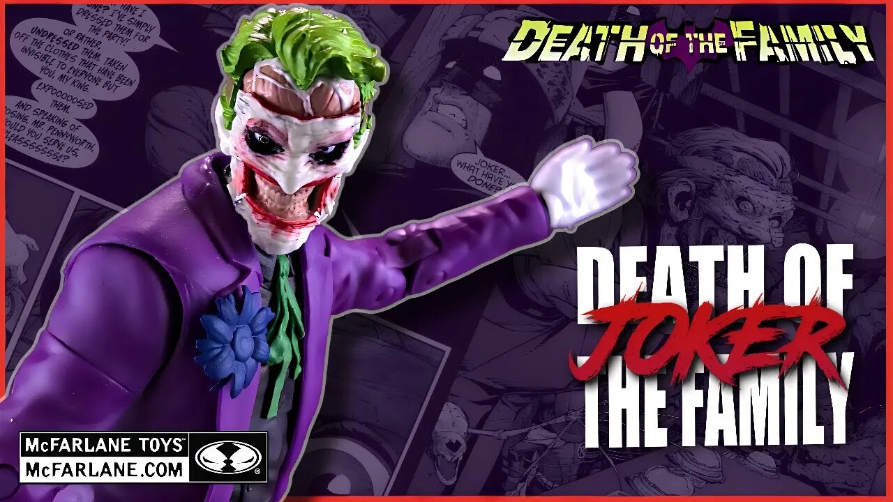 McFarlane Toys DC Multiverse Batman Death Of The Family The Joker Figure @The Review Spot