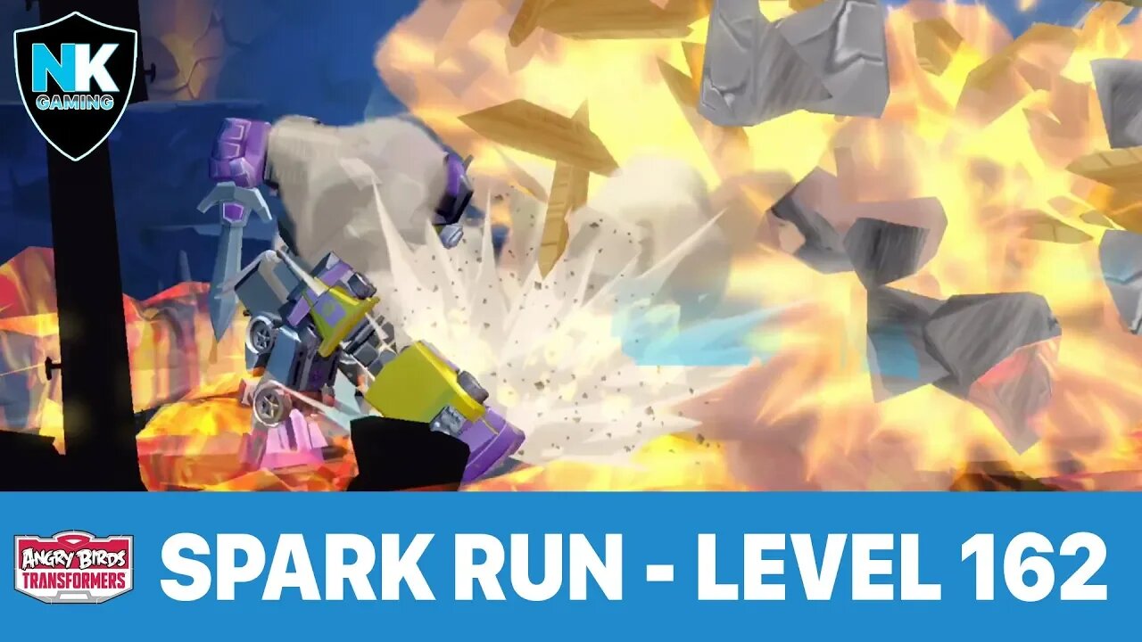 Angry Birds Transformers 2.0 - Spark Run Series - Level 162 - Featuring Grade 3 Menasor