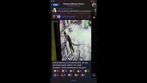 Man collapses in gym