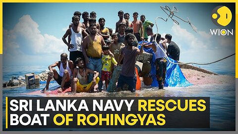 Sri Lanka Navy Rescues Over 100 Rohingya Adrift In The Indian Ocean | World News | WION