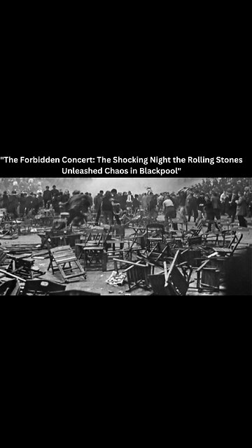 The Forbidden Concert The Shocking Night the Rolling Stones Unleashed Chaos in Blackpool #shorts