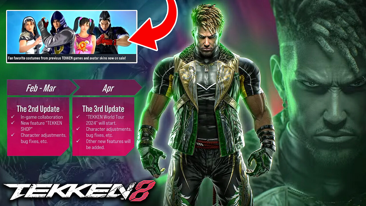 🔴 LIVE TEKKEN 8 UPDATE 🚨 NEW EDDY GORDO GAMEPLAY 🔥 KING OF THE HILL 👑 NEW DLC SHOP & MORE!