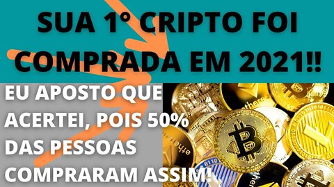 Aposto que vc comprou sua 1° CRIPTO ano passado - 212