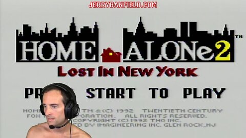 Home Alone 2: Lost in New York (1992) First Play on SNES Live with Jerry Banfield!