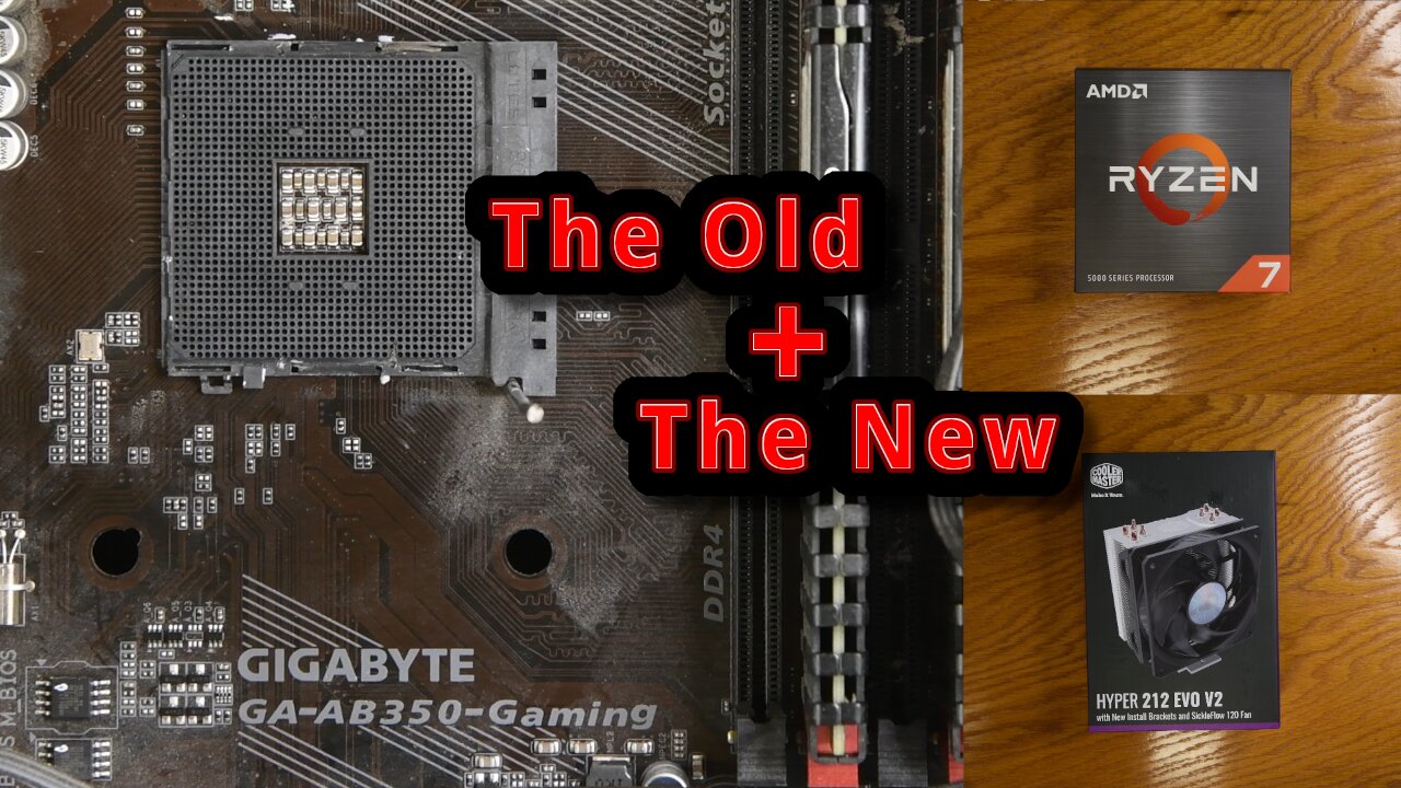 Gigabyte AB350-GAMING + Ryzen 5700X - Upgrade Time