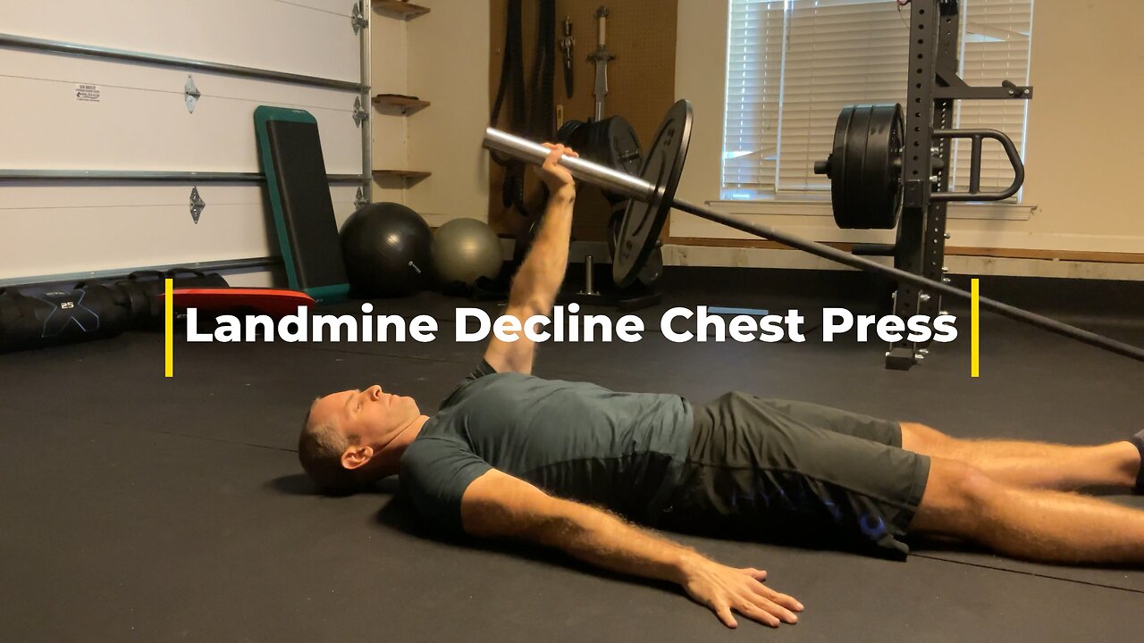 Landmine Decline Chest Press