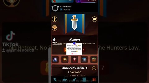 Hunters 🗡 | Splinterlands Guild | Games World #shorts