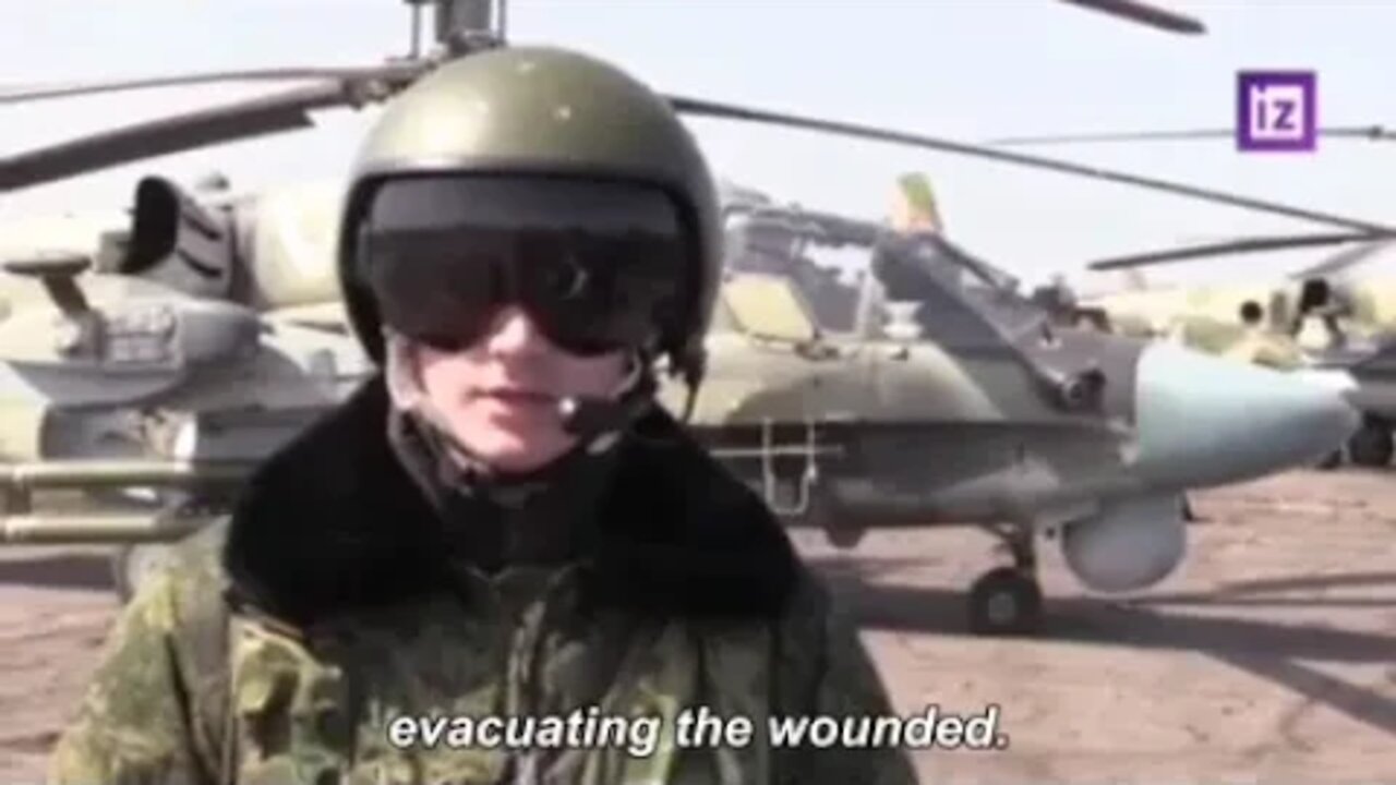 Footage Of The Combat Work Of Ka-52 "Alligator" Of The Armed Forces Of The Russian