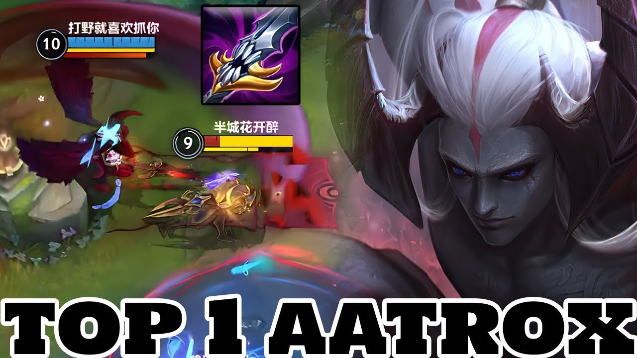 Wild Rift Aatrox - Top 1 Aatrox Gameplay Rank Grandmaster