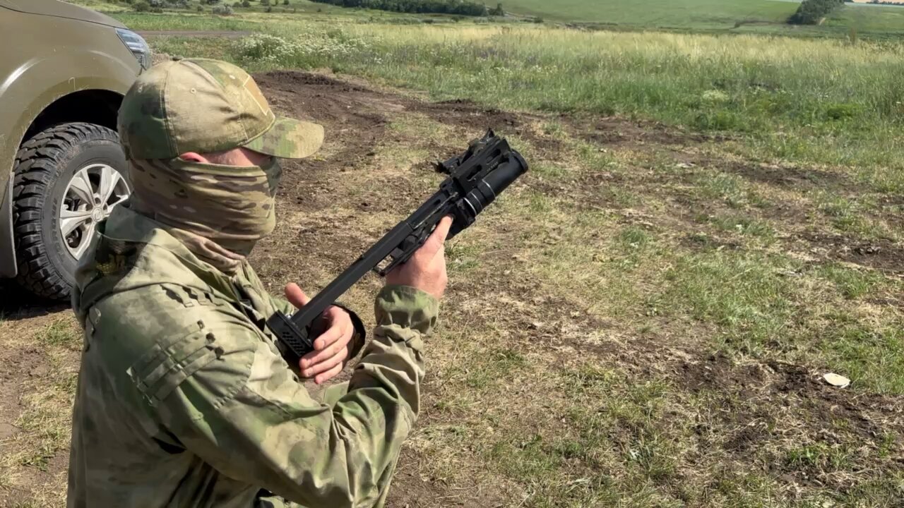 New Russian portable grenade launcher