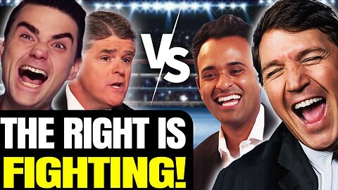 Vivek HUMILIATES Hannity LIVE On Air, Studio Audience ROARS | Shapiro vs. Tucker BRAWL War In Israel