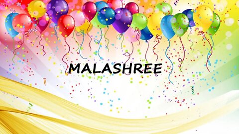 Happy Birthday to Malashree - Birthday Wish From Birthday Bash