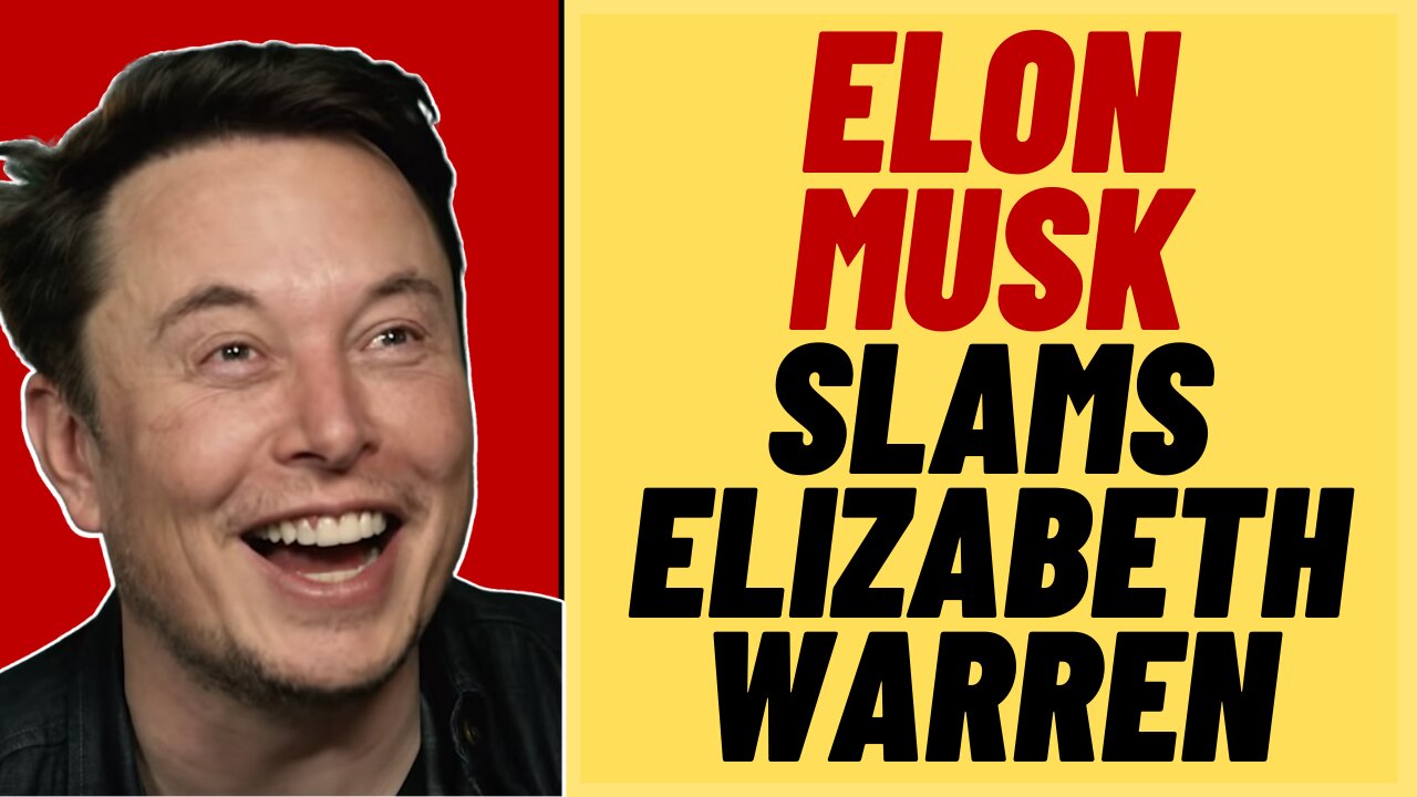 ELON MUSK Blasts Elizabeth Warren Over "Freeloader" Tweet