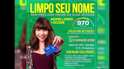 Limpe seu nome sem burocracia,dentro da lei.. IG. @disklimpanome