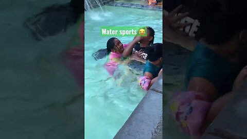 How do your kids play in the pool? Here’s how my weird kids do it