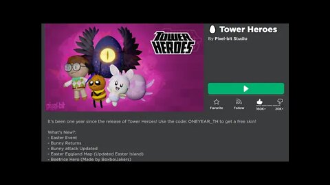 Happy Birthday Tower Heroes! (for real this time)