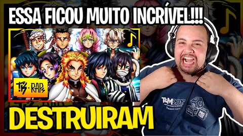 REACT Rap dos Hashiras // Pilar da Respiração (Demon Slayer) // TK RAPS (Prod. MK e SID)