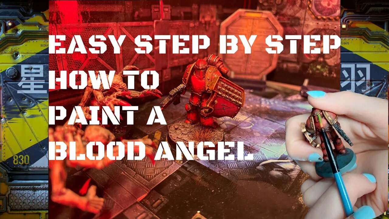 EASY Painting Guide for Grim Dark Heresy Blood Angels Step by Step