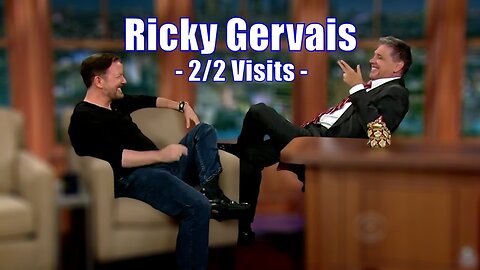 Ricky Gervais|This Might Be The Best Chat show Ever!" | 2/2 Visits In Chron. Order|