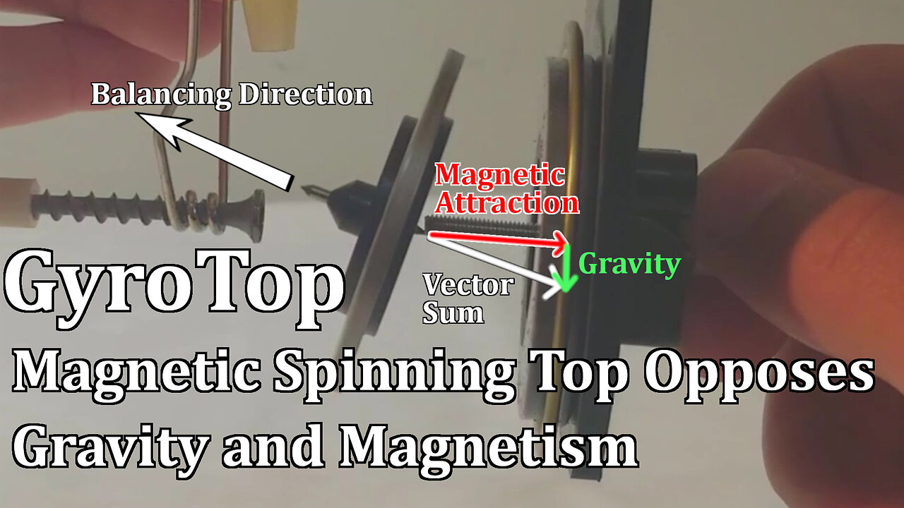 🔬#MESExperiments 30: Magnetic Spinning Top Aligns Opposite of Both Gravity and Magnetic Attraction