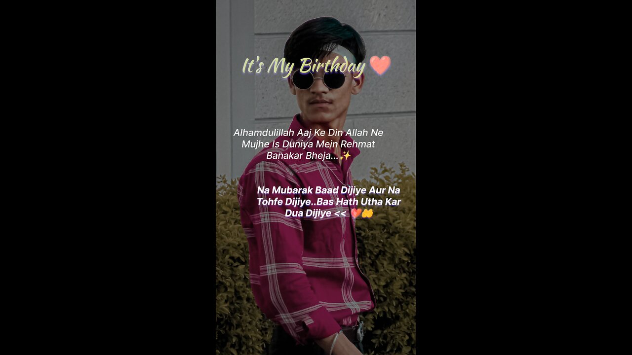 Muslim||Boys birthday 🎂🎊 song lyrics|| video