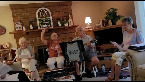 Lord God of Abraham, worship time, Jesus, Martins/Petermans home group, Charlotte, NC. 07.29.22