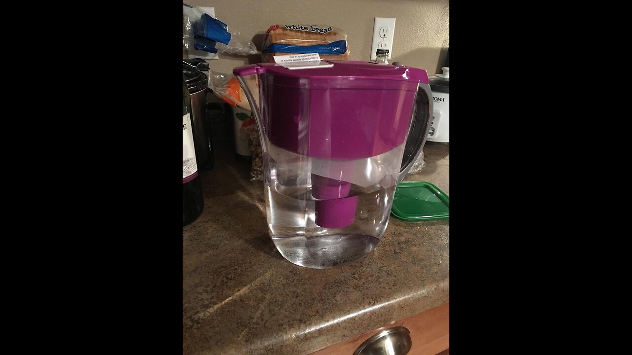 Brita Grand Water Filter Pitcher, Violet, 10 Cup