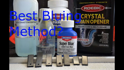 Best DIY bluing? Caswell, Birchwood, salts, boiling, or oil?