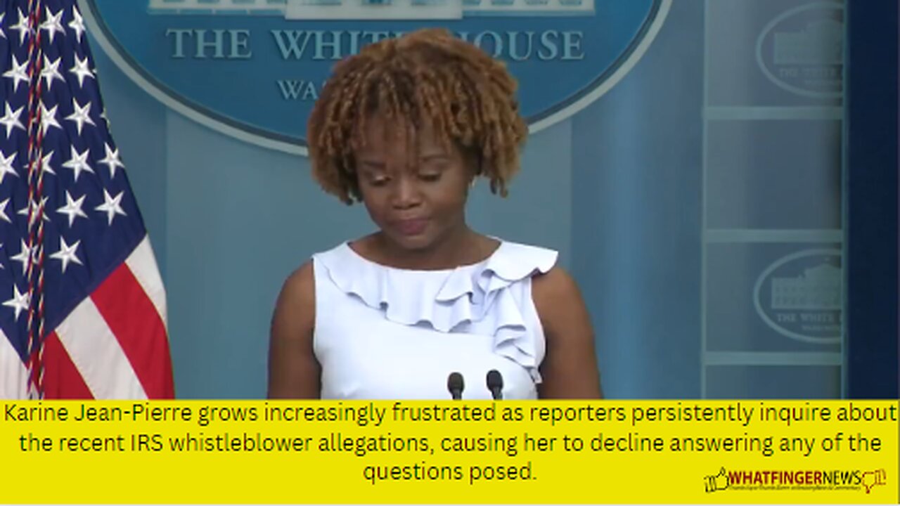 Karine Jean-Pierre grows increasingly frustrated as reporters persistently inquire