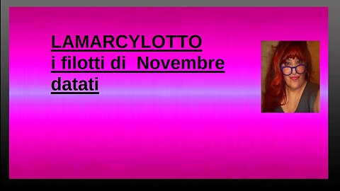 I FILOTTI DI NOVEMBRE