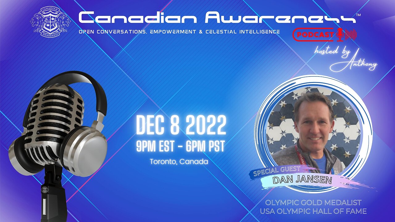 CANADIAN AWARENESS™ Podcast - USA Olympic Gold Medalist Dan Jansen